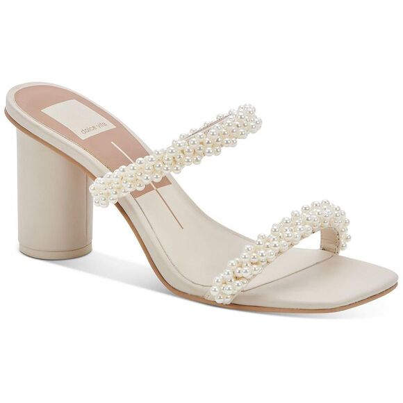 Dolce Vita Shoes - Dolce Vita Womens Noel Ivory Blco Man Made Heels Shoes New